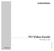 Grundig TVR 3740/1 TOP Mode D'emploi