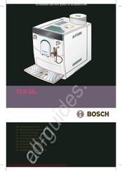 Bosch TCA58 Serie Notice D'utilisation