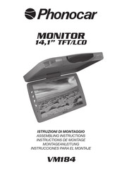 Phonocar VM184 Instructions De Montage