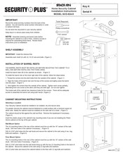 STACK-ON SECURITY PLUS GCD-924-5 Directives D'assemblage