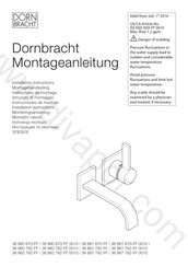 Dornbracht 36 862 782-FF 0010 Instructions De Montage