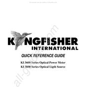 Kingfisher KI 3600 Serie Guide De Référence Rapide