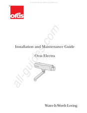 Oras Electra 6180 Guide D'installation Et D'entretien