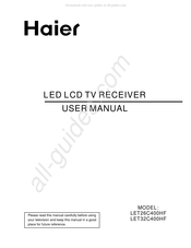 Haier LET32C400HF Mode D'emploi