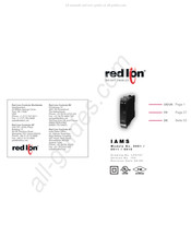 red lion IAMS 0001 Mode D'emploi