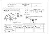 Sav AUGUSTA GAAUGUSTAV1 Notice De Montage