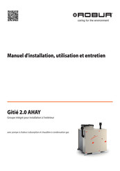 Robur Gitie 2.0 AHAY Manuel D'installation, Utilisation Et Entretien