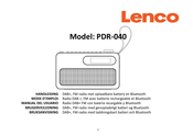 LENCO PDR-040 Mode D'emploi