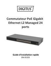 Digitus DN-95359 Guide D'installation Rapide