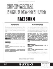 Suzuki RM250K4 2003 Manuel D'assemblage