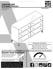 Novogratz 5396500COM Instructions D'installation