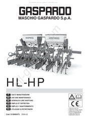 Gaspardo HP Serie Emploi Et Entretien