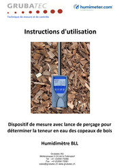 Grubatec BLL Instructions D'utilisation