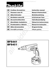 Makita BFS441 Manuel D'instructions