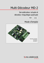 tams elektronik 43-03117 Mode D'emploi