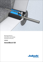 jakob GreenBlock 125 Instructions De Montage