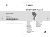 Bosch GIC 12V-4-23 C Professional Notice Originale