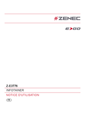Zenec Z-E3776 Notice D'utilisation
