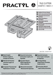 practyl 450ETC1-18031.1 Mode D'emploi