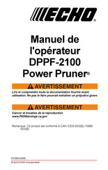 Echo Power Pruner DPPF-2100 Manuel De L'opérateur