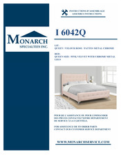 Monarch Specialties I 6042Q Instructions D'assemblage