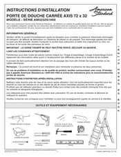 American Standard AM3232S1400 Serie Instructions D'installation