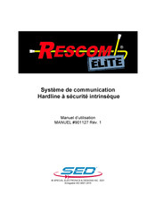 SED RESCOM ELITE Manuel D'utilisation