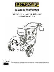 ELECTROPOWER EP-NHP13LP Manuel Du Propriétaire