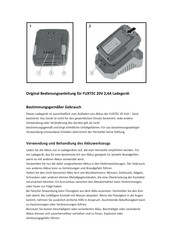 FUXTEC FX-E1LG2A Manuel D'instructions