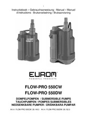 EUROM Flow Pro 550 Manuel D'instructions