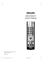 Philips SRU2104S/27 Manuel Du Propriétaire