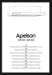 Apelson AIR 201 Instructions Pour L'installation, L'utilisation Et L'entretien