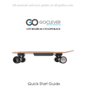 Go Clever CITY BOARD 65 CYCLOPS BLACK Mode D'emploi