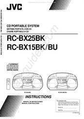 JVC RC-BX15BK Manuel D'instructions