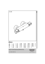 Grohe Allure 34 236 Instructions D'installation