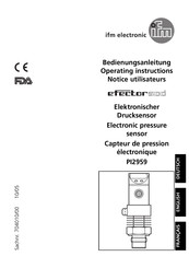 IFM Electronic efector500 PI2959 Notice Utilisateurs