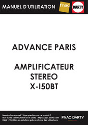 Advance acoustic X-i50BT Guide De Démarrage Rapide