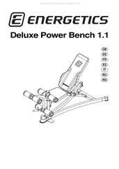 Energetics Deluxe Power Bench 1.1 Mode D'emploi