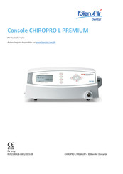 Bien Air CHIROPRO L PREMIUM Mode D'emploi