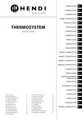 Hendi THERMO SYSTEM 201206 Manuel De L'utilisateur