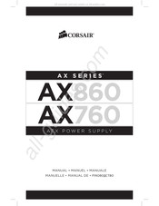 Corsair AX Serie Manuel