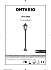 Gamma Ontario Mode D'emploi