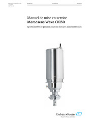 Endress+Hauser Memosens Wave CKI50 Manuel De Mise En Service