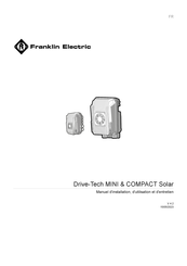 Franklin Electric Drive-Tech COMPACT Solar Manuel D'installation, D'utilisation Et D'entretien