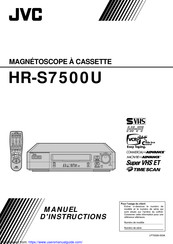 JVC HR-S7500U Manuel D'instructions