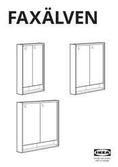 Ikea FAXALVEN Serie Instructions De Montage