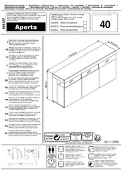 trendteam Aperta 3033CL 40 Instructions De Montage