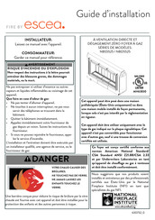 Escea NBD5525 Guide D'installation