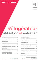 Frigidaire PRFS2883AF Utilisation Et Entretien