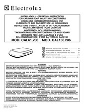 Electrolux CAL61.206 Instructions D'utilisation
